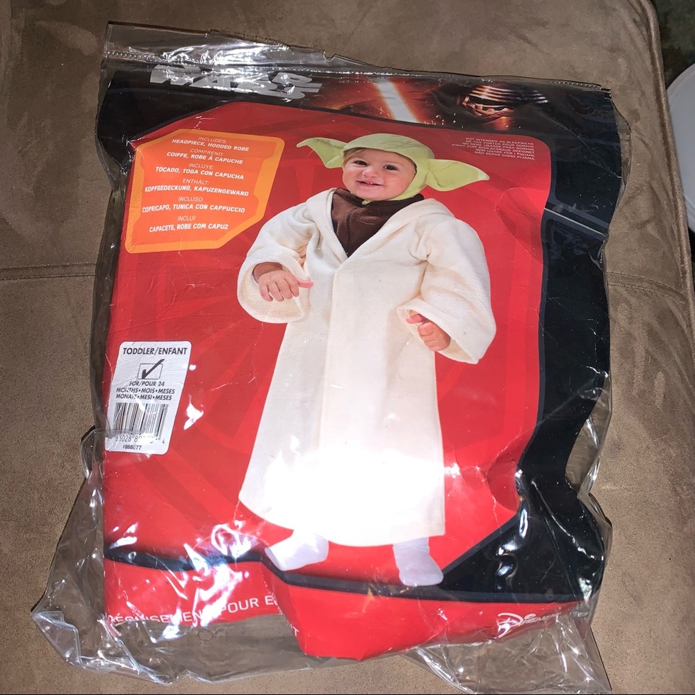 yoda infant baby toddler Halloween costume Star Wars Disney rubie’s